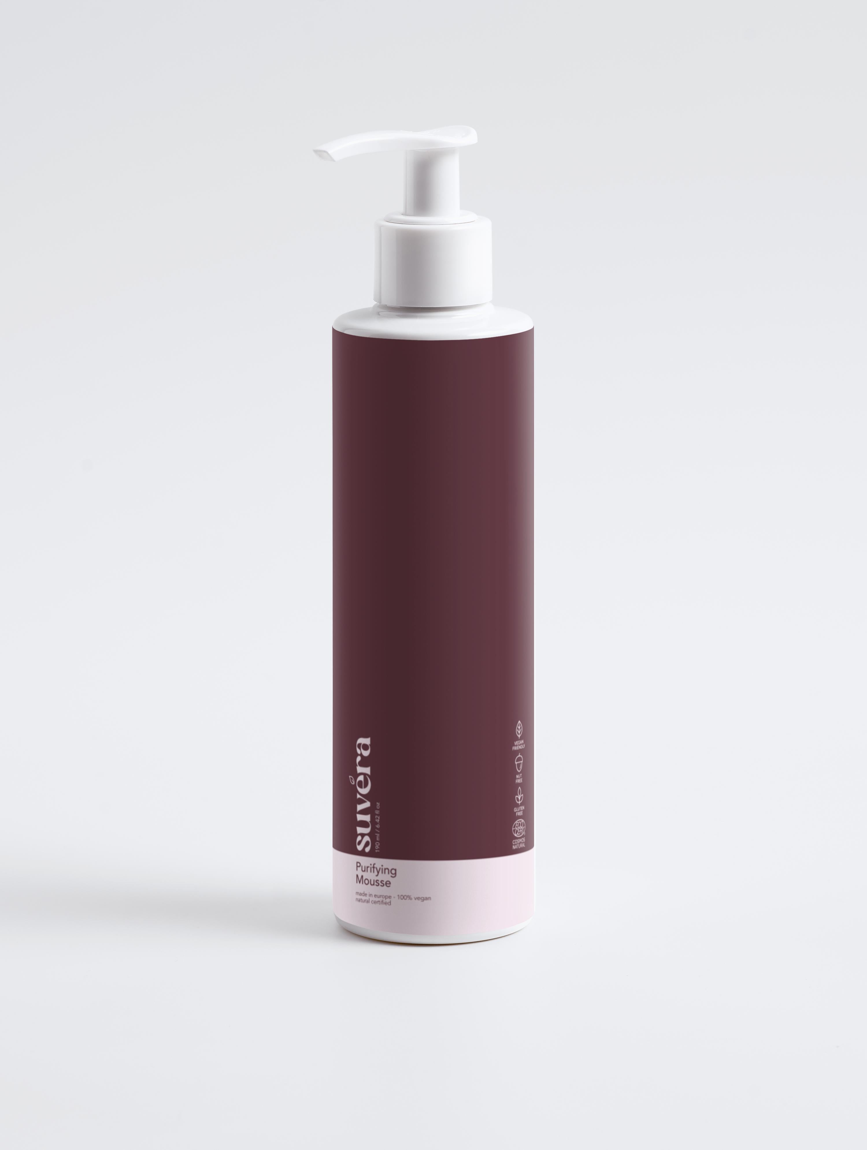 Suvéra Purifying Mousse – gentle daily cleanser with citrus aroma
