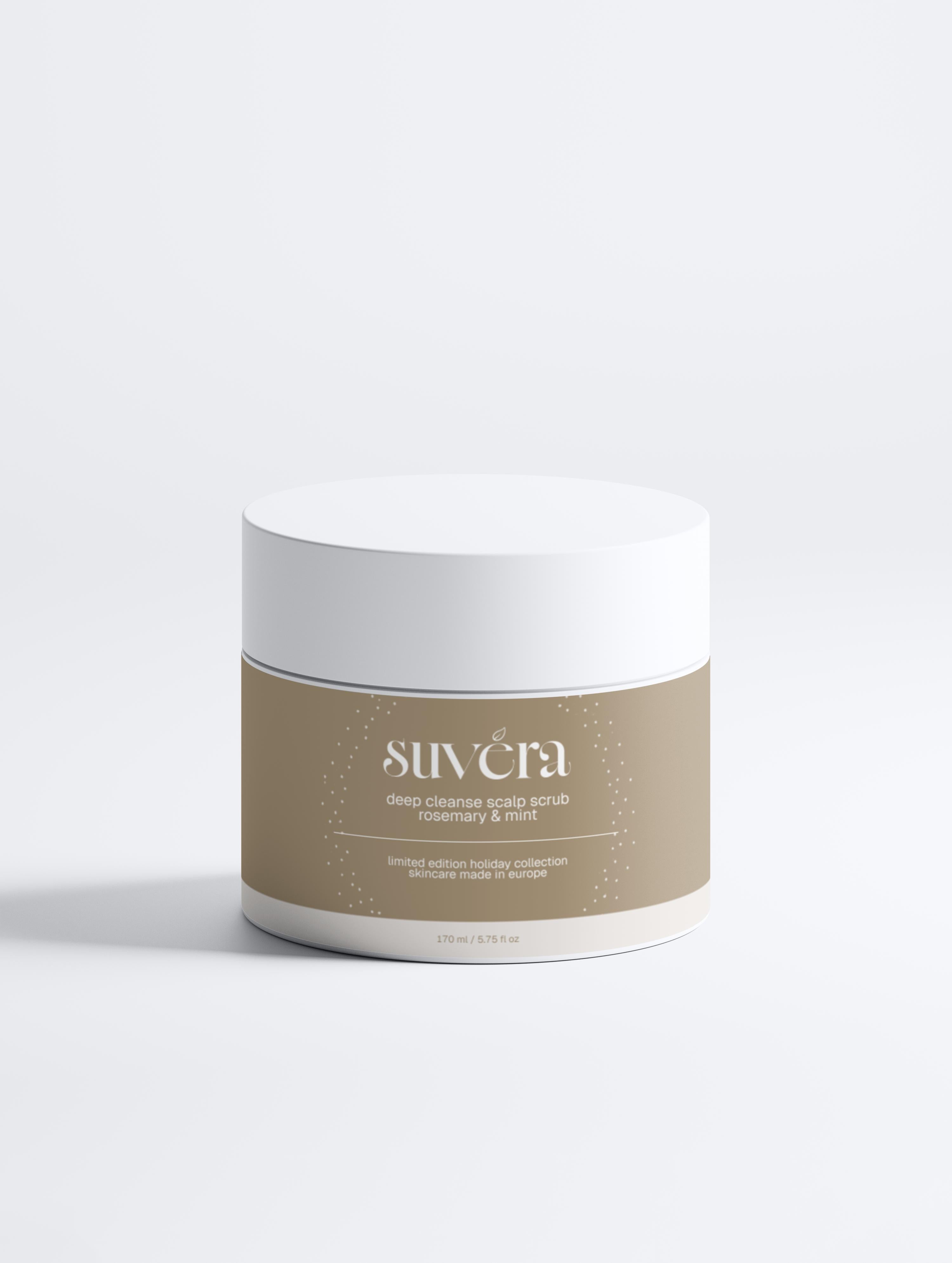 Jar of Suvera product on a white background