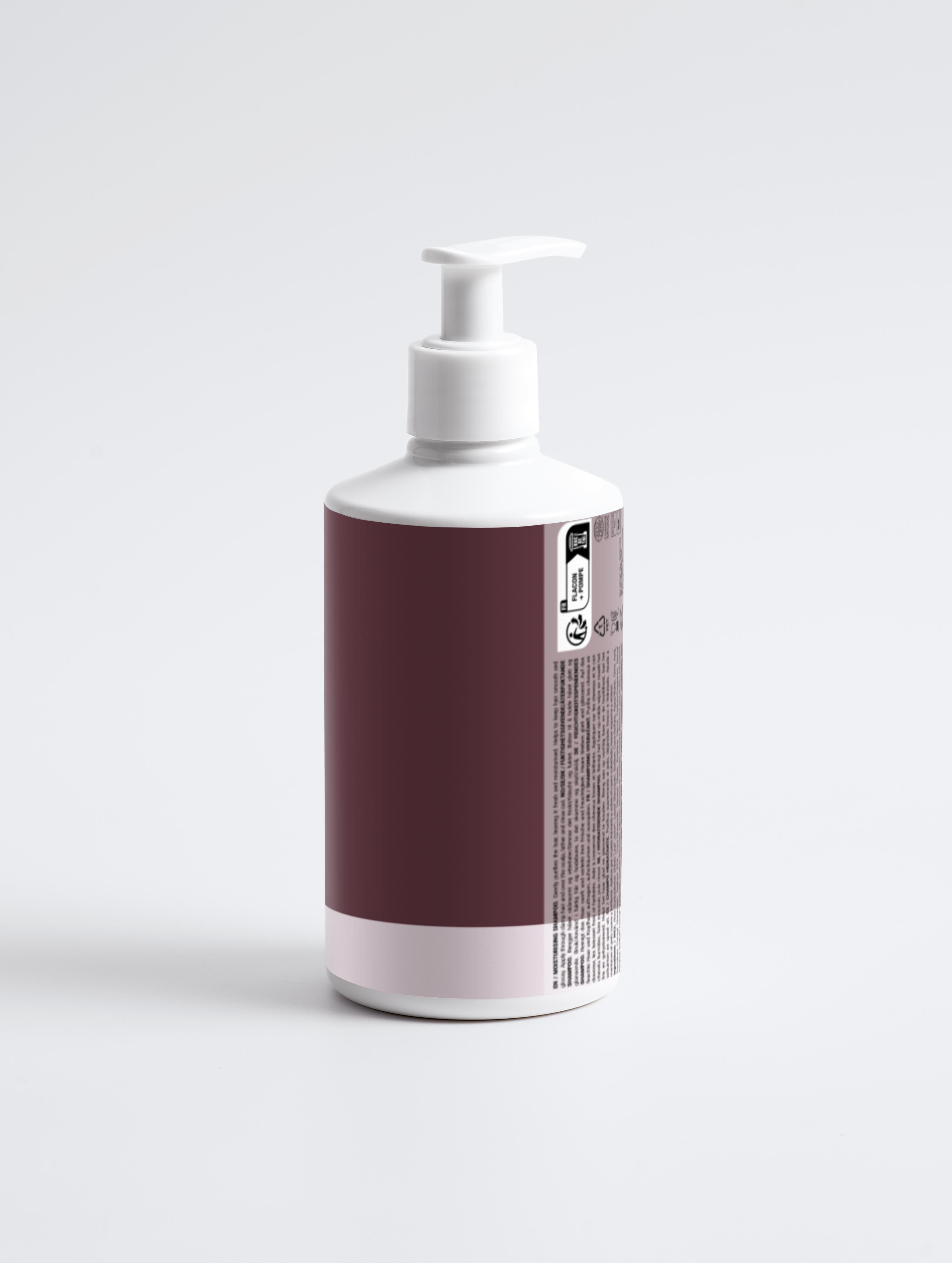 Natural certified vegan shampoo for dry hair