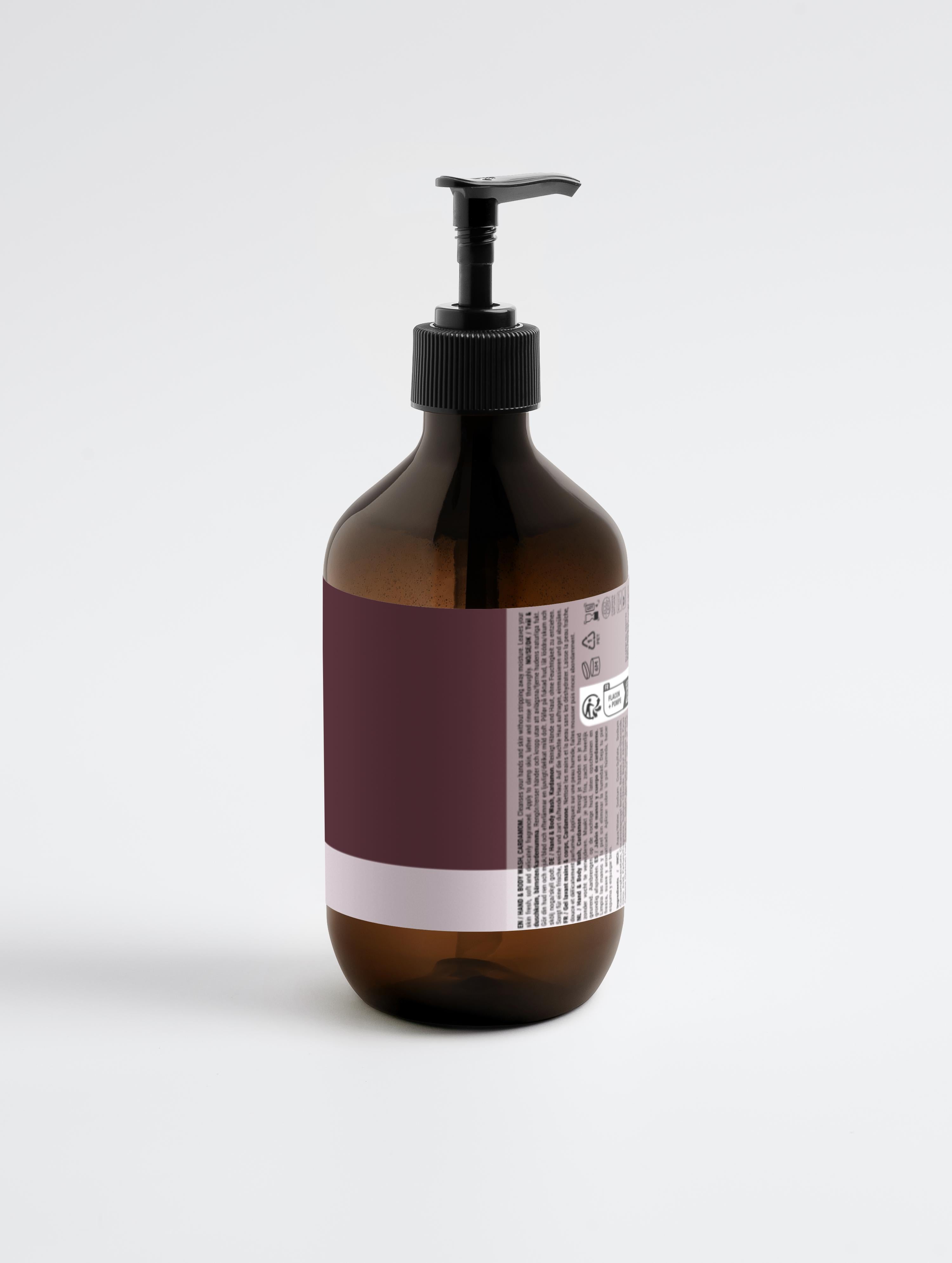 Luxurious hand & body wash with gentle foaming texture