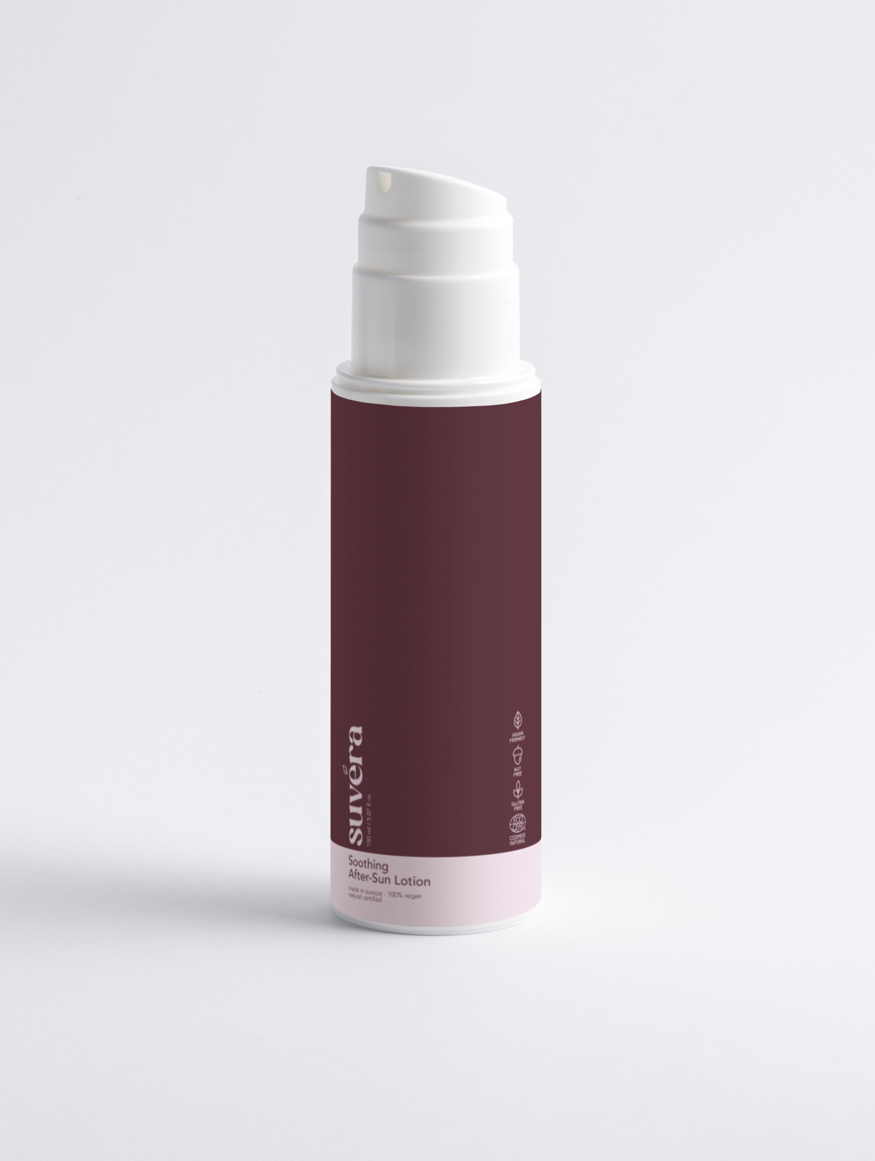 Suvéra organic after-sun lotion with aloe juice for post-sun rituals