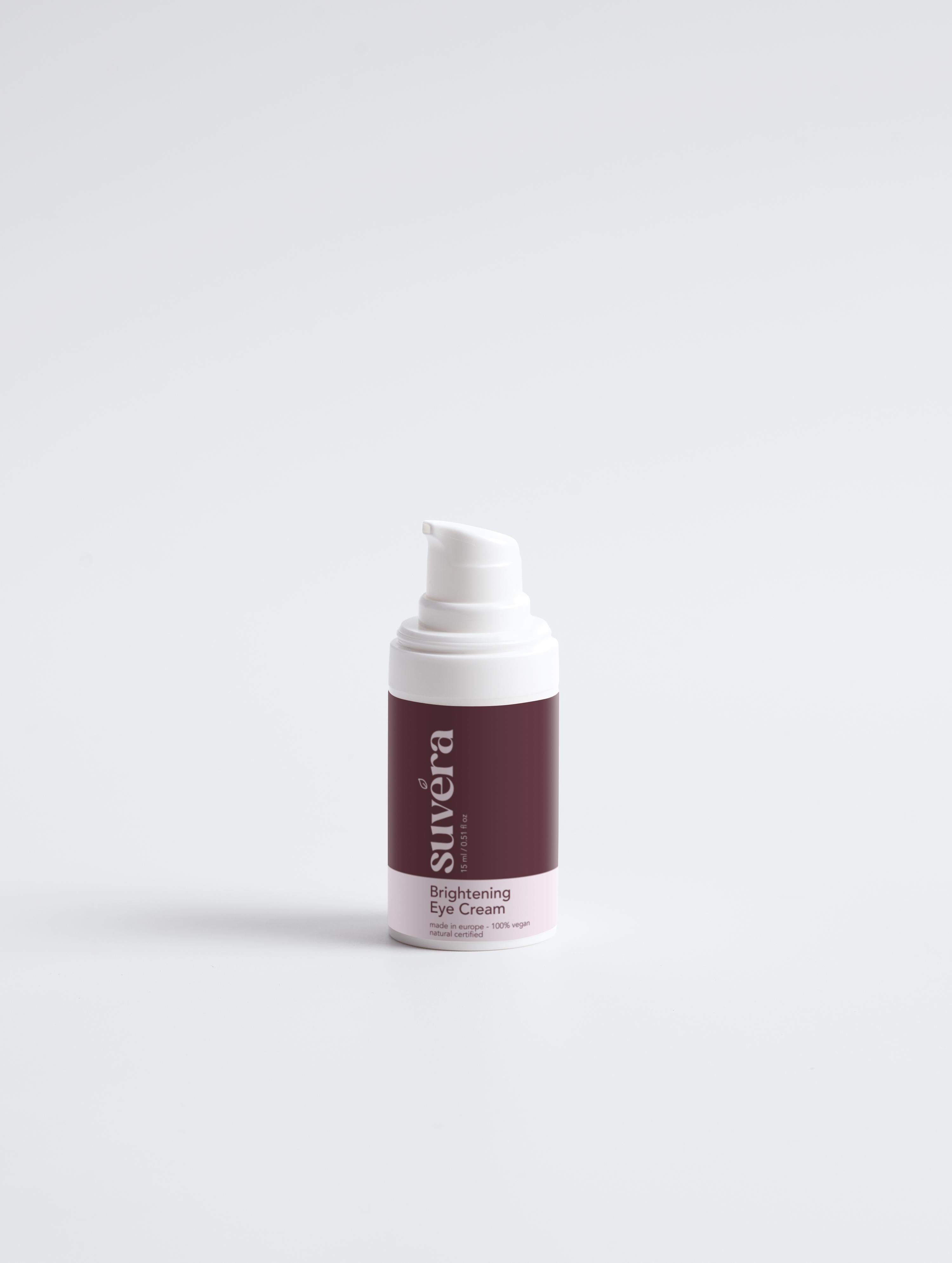 Suvera’s floral-inspired eye cream flatlay – clean beauty essentials