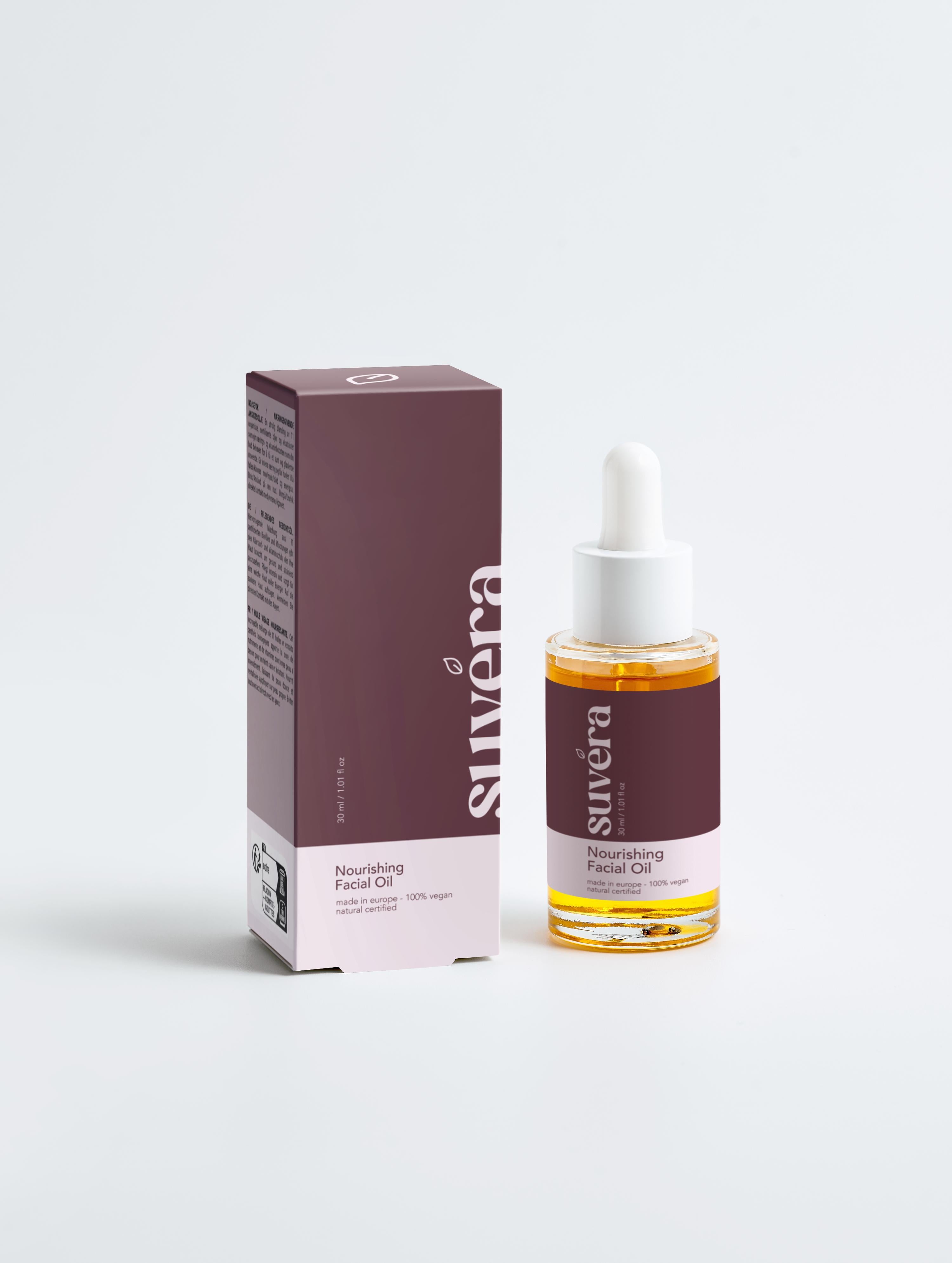 Suvéra facial oil for dry, mature skin – vegan and nutrient-rich