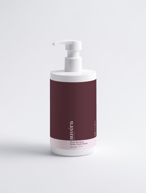 Natural haircare product with vetiver and cut grass notes