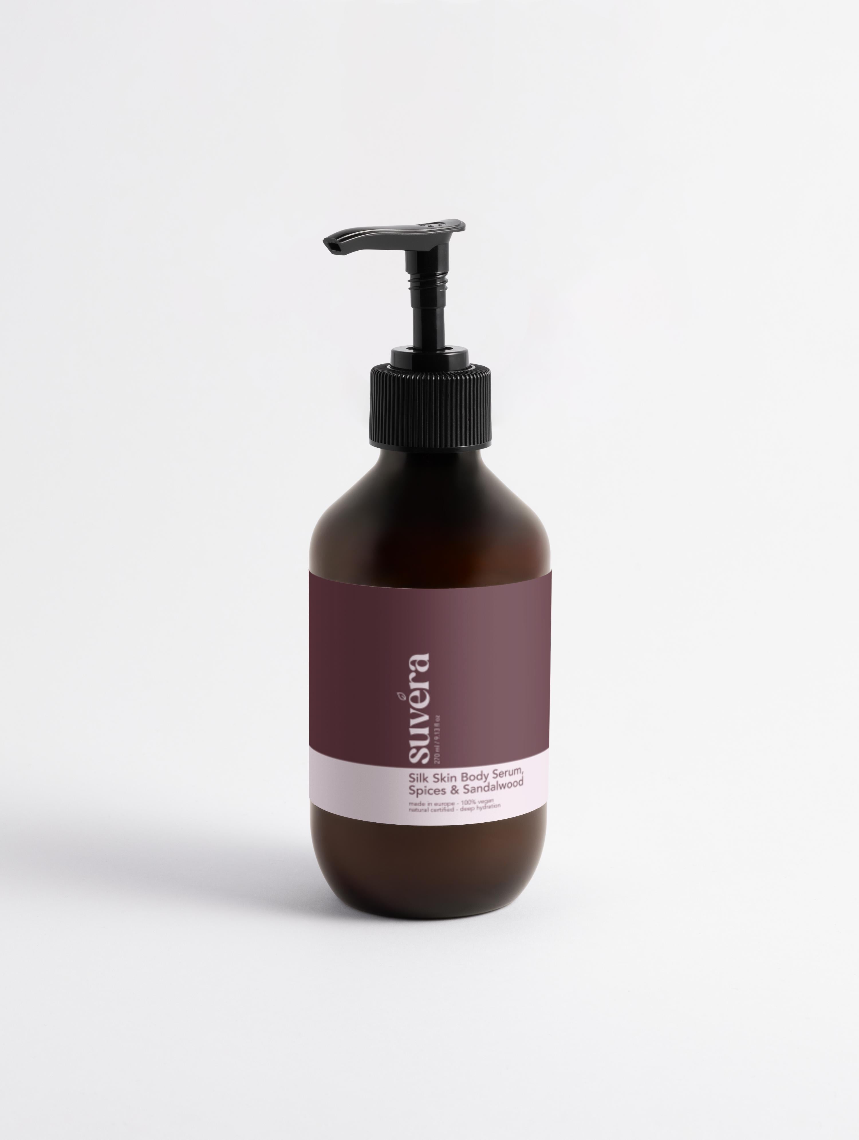 Suvéra nourishing body serum with jojoba and rosehip oils for dry skin

